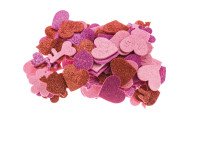 Naklejki z pianki serca (75szt) PVW07 Brewis